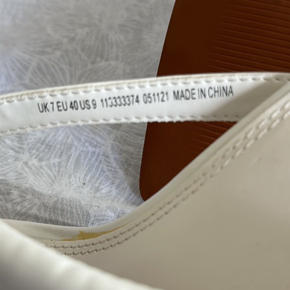NWOT ASOS Design Cream High Heel Slides - Picture 6 of 6